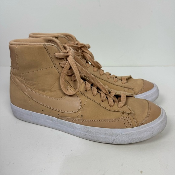 Nike Blazer Mid Premium '77 LX Vachetta Tan & White Sneakers Trendy Streetwear - Picture 1 of 8